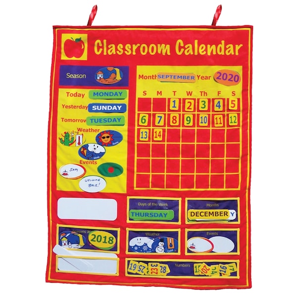 Get Ready Kids Classroom Calendar, 36" x 26" 800 - main
